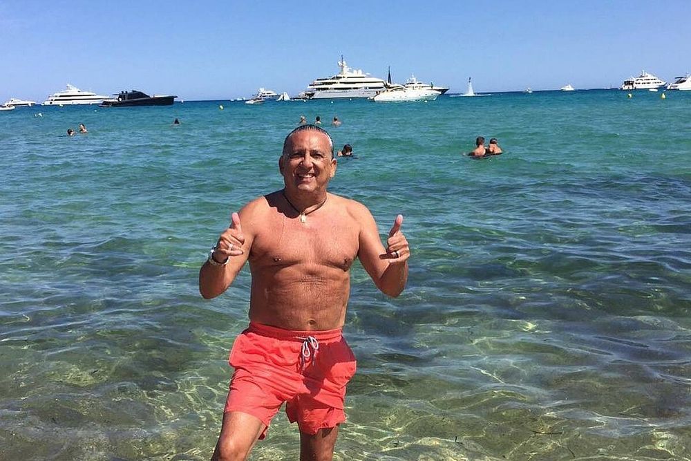 Galvão Bueno de férias