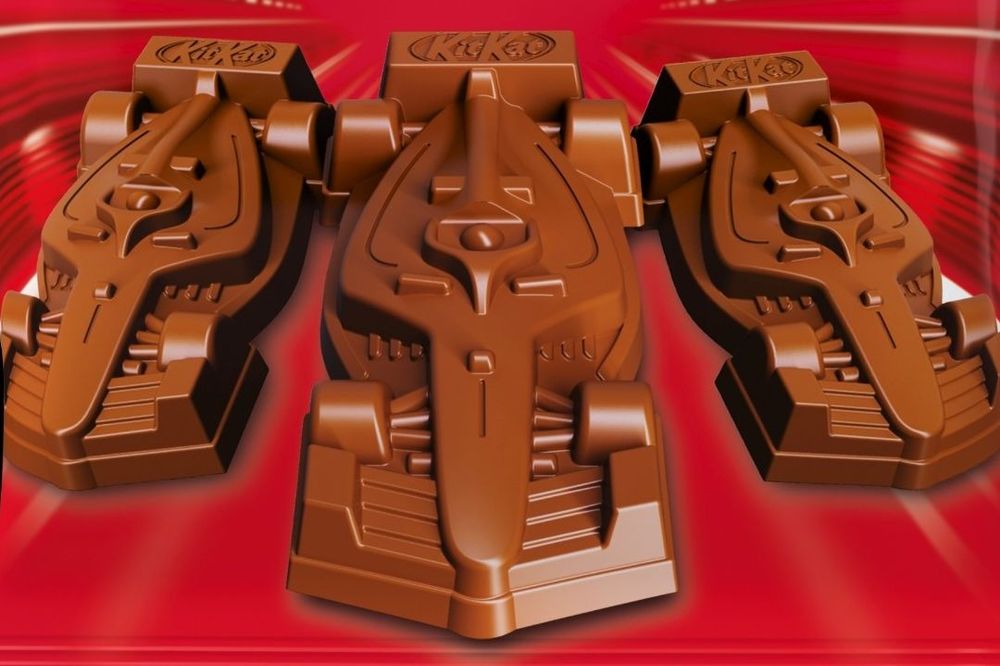 KitKat en forme de F1
