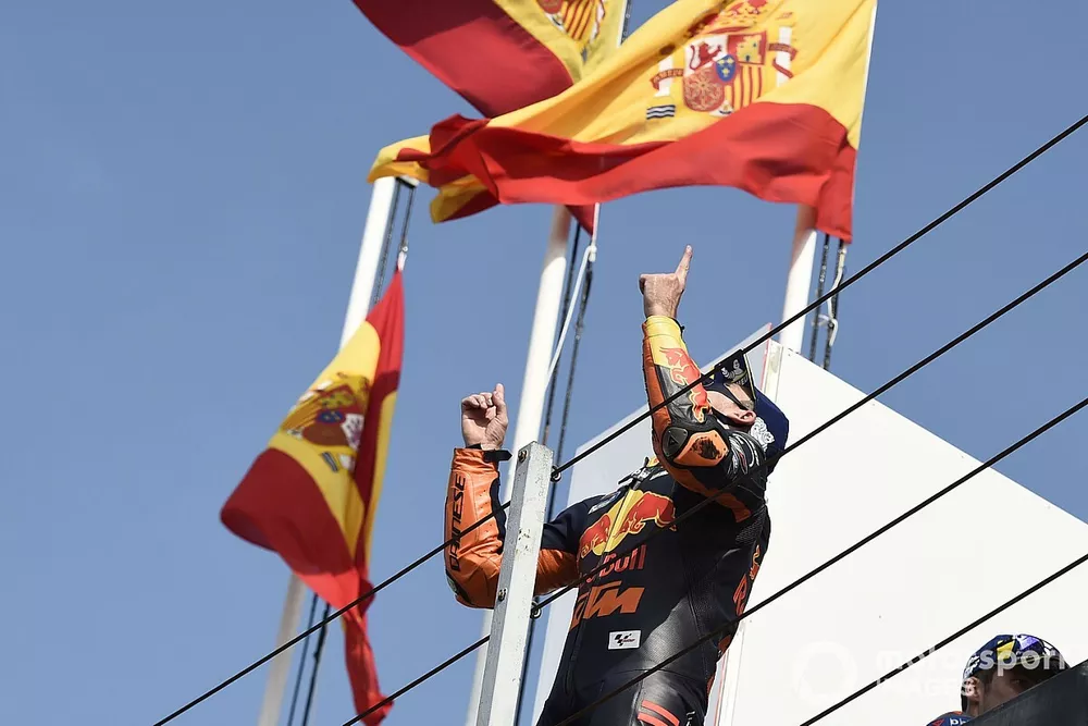 Podio: tercer lugar Pol Espargaró, Red Bull KTM Factory Racing