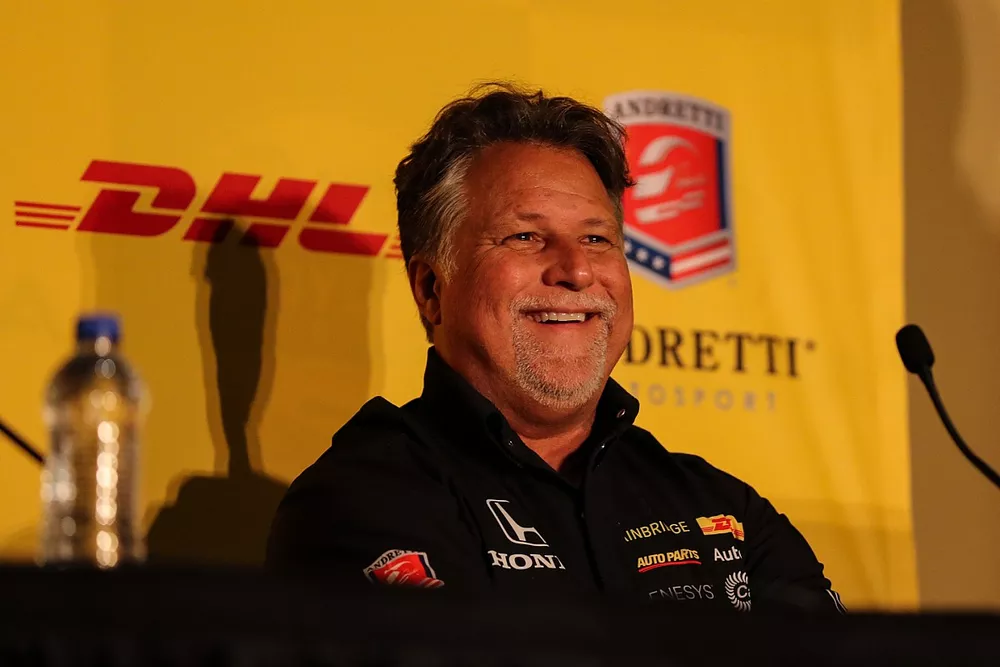 Michael Andretti during driver announcement