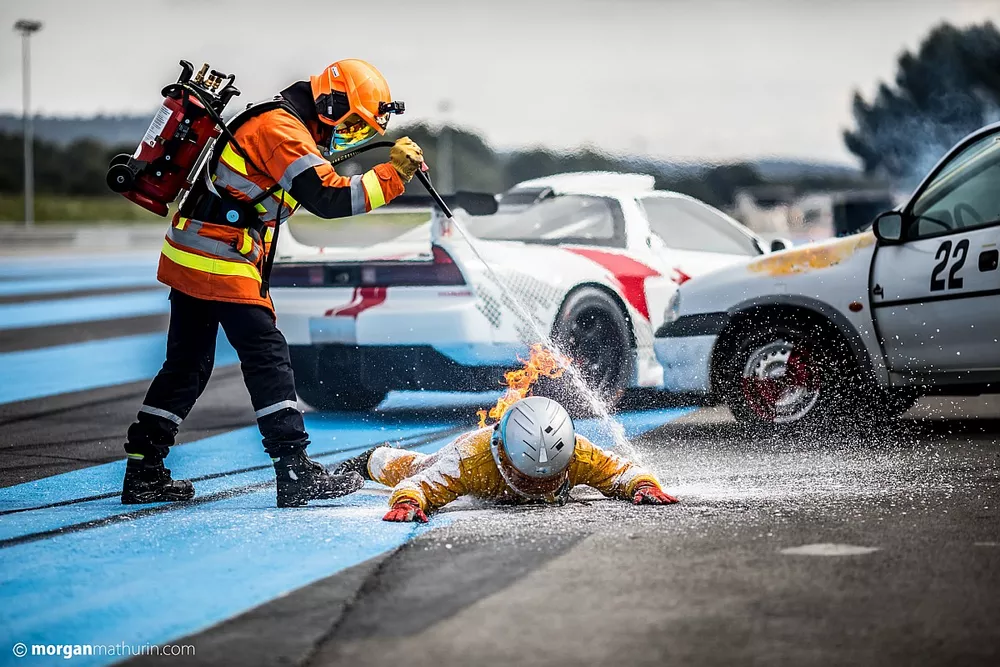Simulacro y test de seguridad en el circuito Paul Ricard