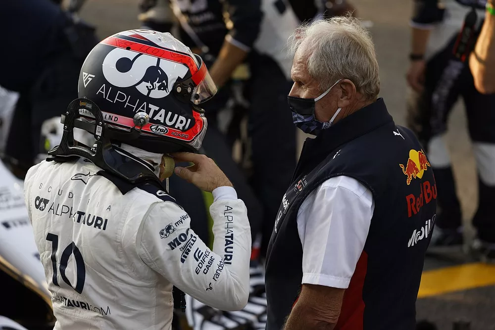 Pierre Gasly, AlphaTauri, Helmut Marko, Consultor de Red Bull Racing