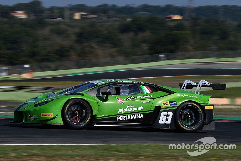 Altoè-Zampieri dominano con la Lamborghini Gara 1 a Vallelunga
