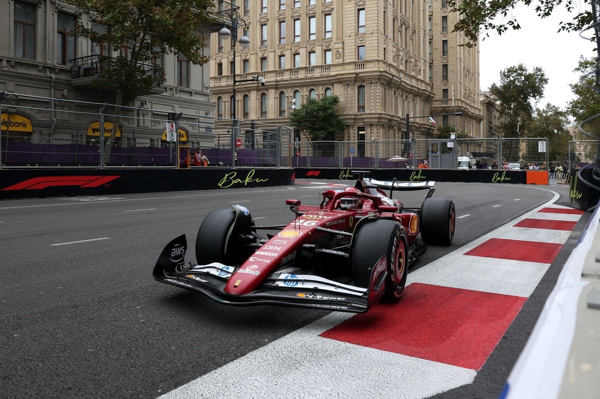 F1: Ferrari inicia investigação em carro de Leclerc após GP do Azerbaijão