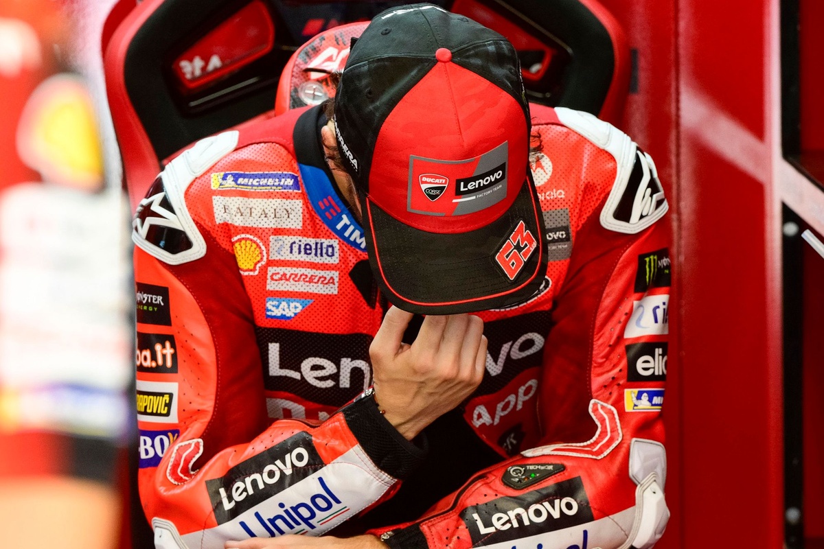 What is going on with Francesco Bagnaia in MotoGP?