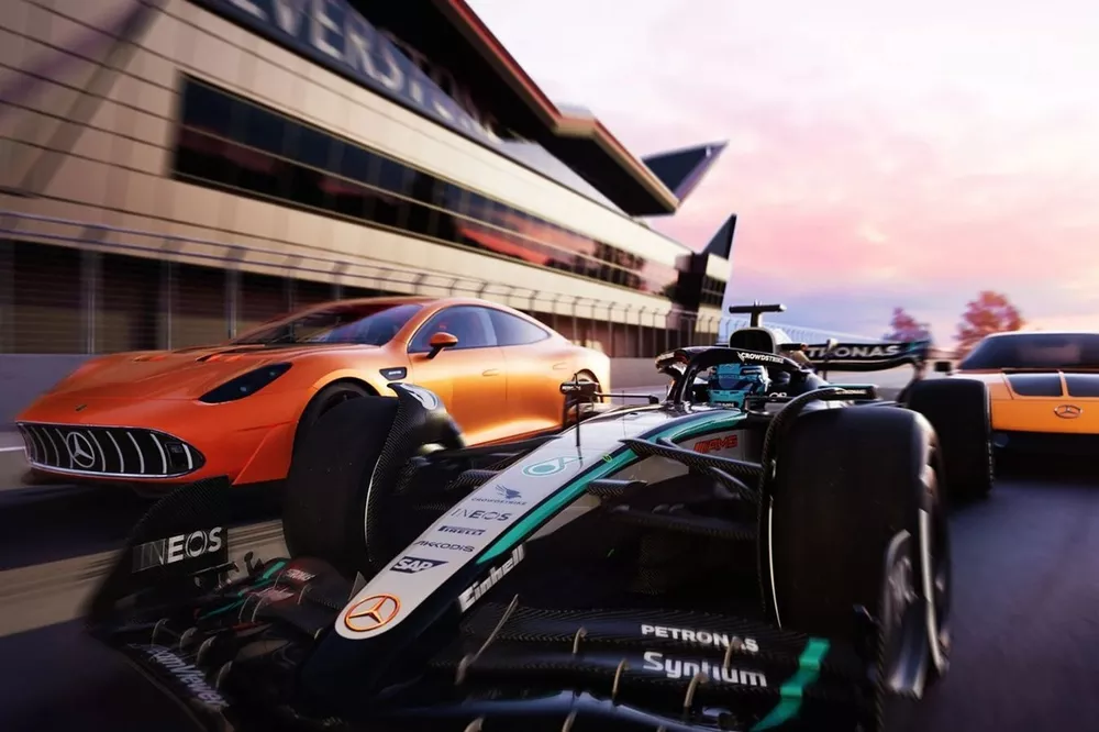 Mercedes Silverstone Livery
