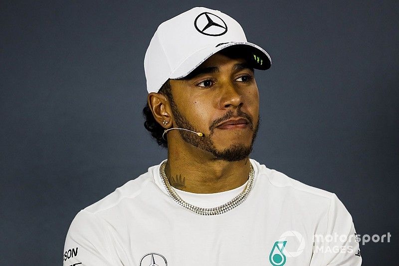 Lewis Hamilton, Mercedes AMG F1 basın toplantısında