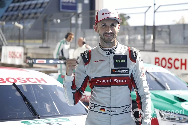 Pole sitter Ren&eacute; Rast, Audi Sport Team Rosberg
