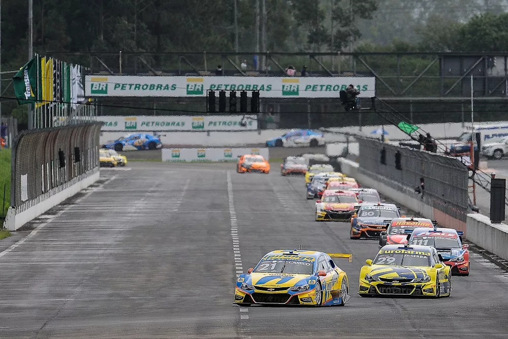 Largada da prova do Velopark