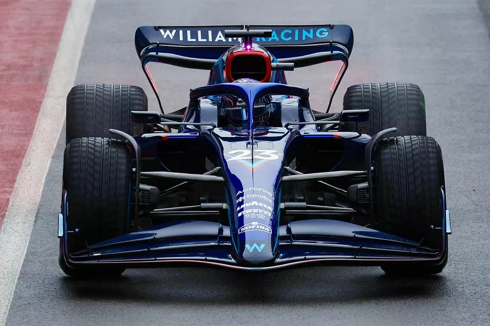 2022年のF1マシンは視界が悪化。ウイリアムズコンビがシェイクダウンで