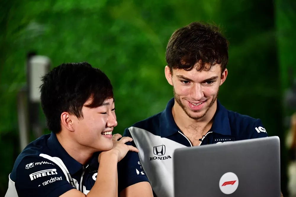 Pierre Gasly, AlphaTauri, Yuki Tsunoda, AlphaTauri 