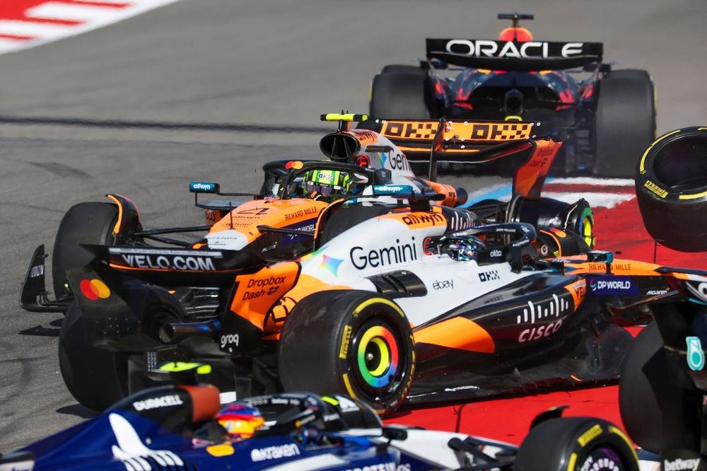 맥라렌, US GP 충돌 이후 랜도 노리스에 대한 '징계' 철회