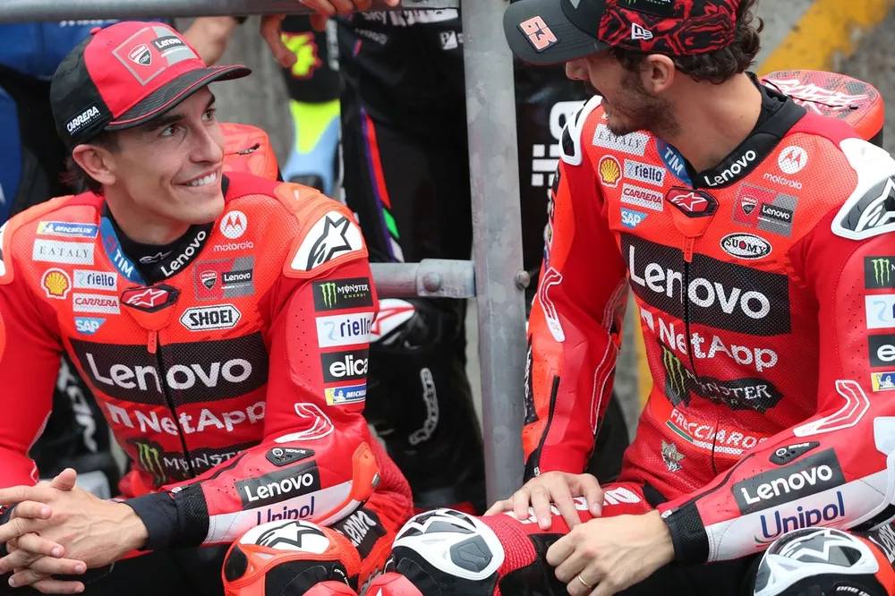 Francesco Bagnaia, Ducati Team, Marc M&aacute;rquez, Ducati Team