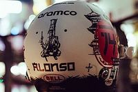 Fotos: &iexcl;el casco 'samur&aacute;i' de Alonso para el GP de Jap&oacute;n 2023 de F1!