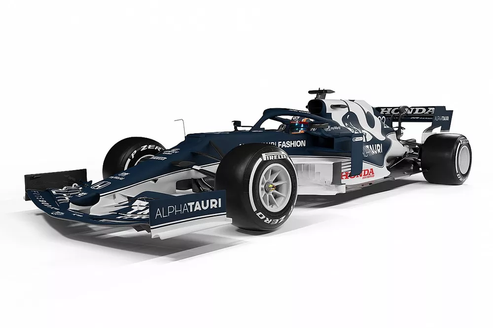 角田裕毅のF1“第1号機”がベールを脱いだ！ アルファタウリ・ホンダが