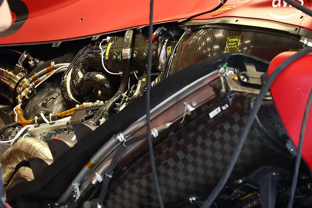 Ferrari F1-75 engine