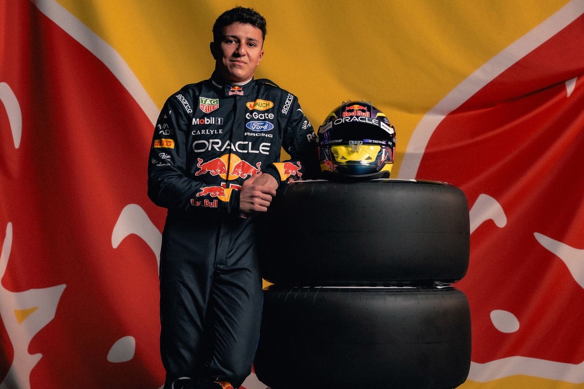 Isack Hadjar reveals Ayrton Senna-inspired 2026 F1 helmet for Red Bull drive