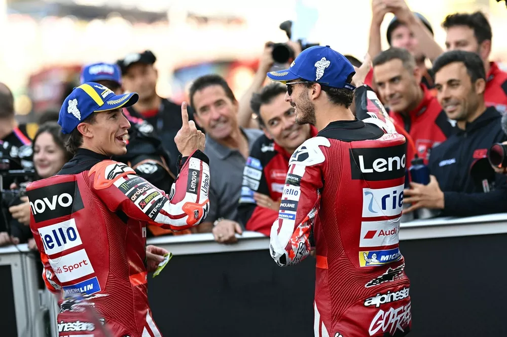 Francesco Bagnaia, Ducati Team, Marc Marquez, Ducati Team
