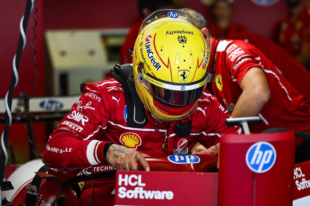 لويس هاميلتون، فيراري
