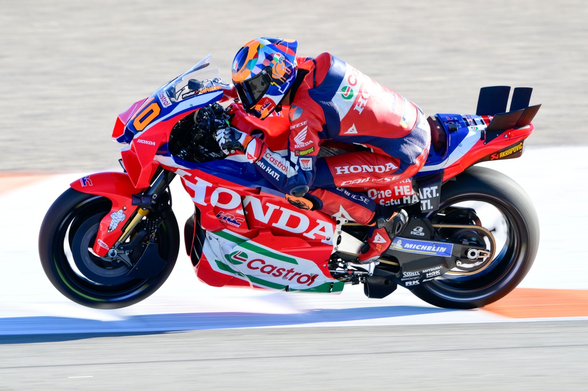 Luca Marini guides Honda to its MotoGP concessions target in Valencia GP