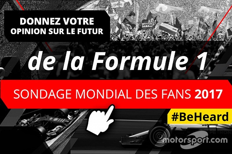 Motorsport Network lance le deuxième Sondage Mondial des Fans de Formule 1
