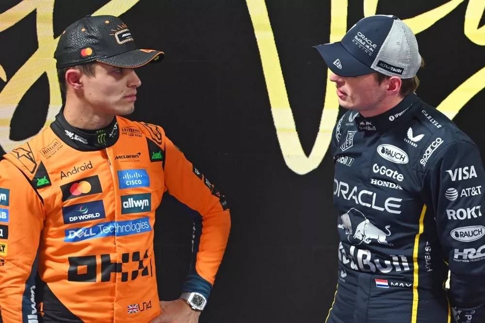 Lando Norris, McLaren, Max Verstappen, Red Bull Racing, Carlos Sainz, Williams