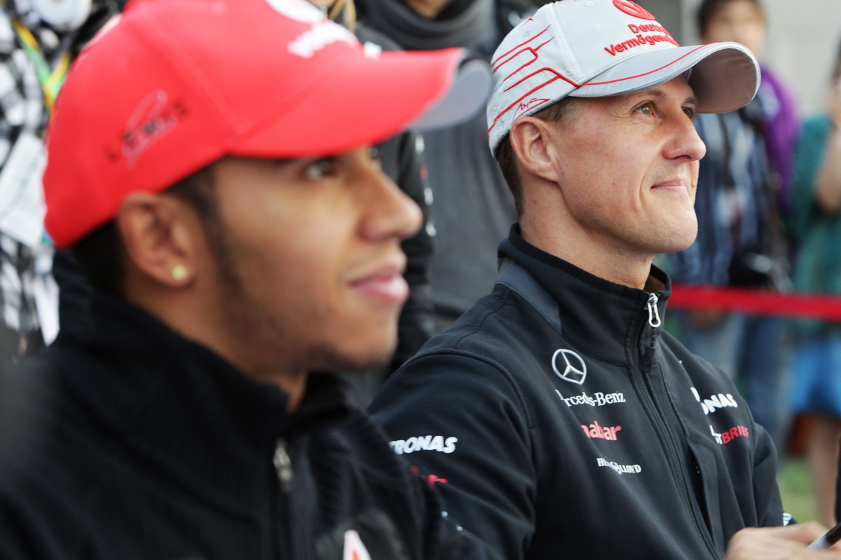 The F1 record Schumacher just lost to Hamilton