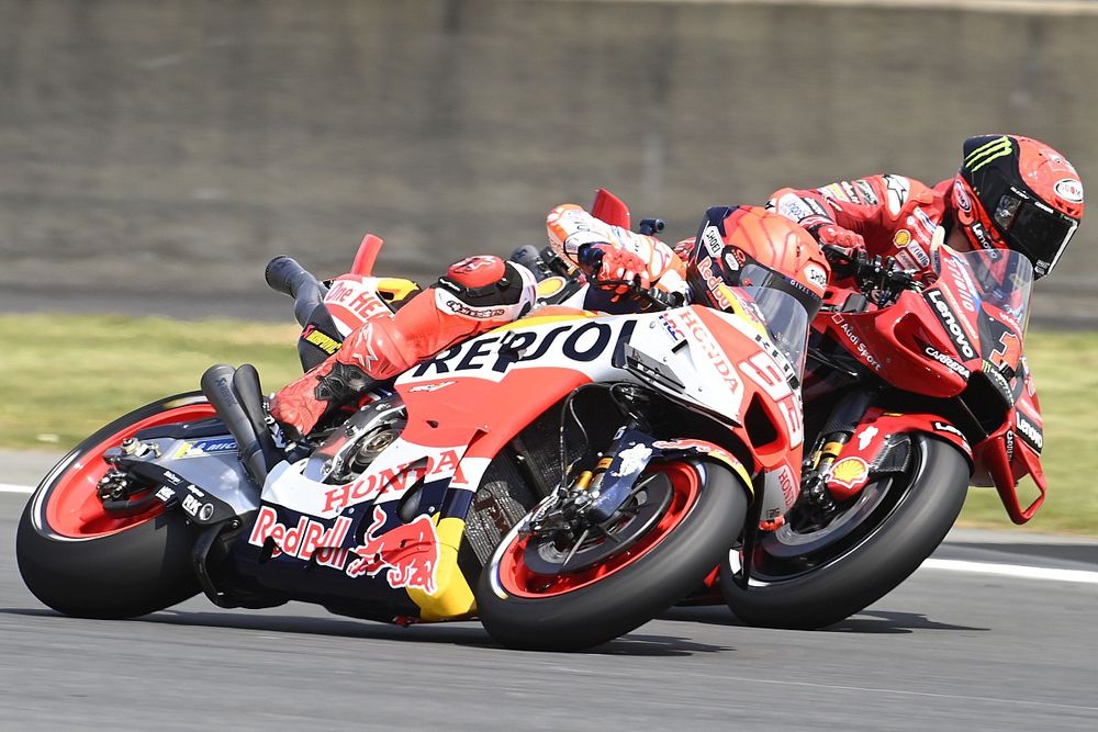 Marc M&aacute;rquez, Repsol Honda Team, Francesco Bagnaia, Ducati Team