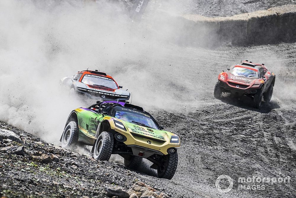 Cristina Gutiérrez, Fraser McConnell, X44 Vida Carbon Racing, Amanda Sorensen, RJ Anderson, GMC Hummer EV Chip Ganassi Racing, y Laia Sanz, Mattias Ekstrom, Acciona | Sainz XE Team Team 