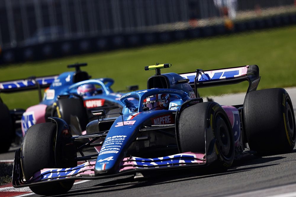 Esteban Ocon, Alpine A522, Fernando Alonso, Alpine A522