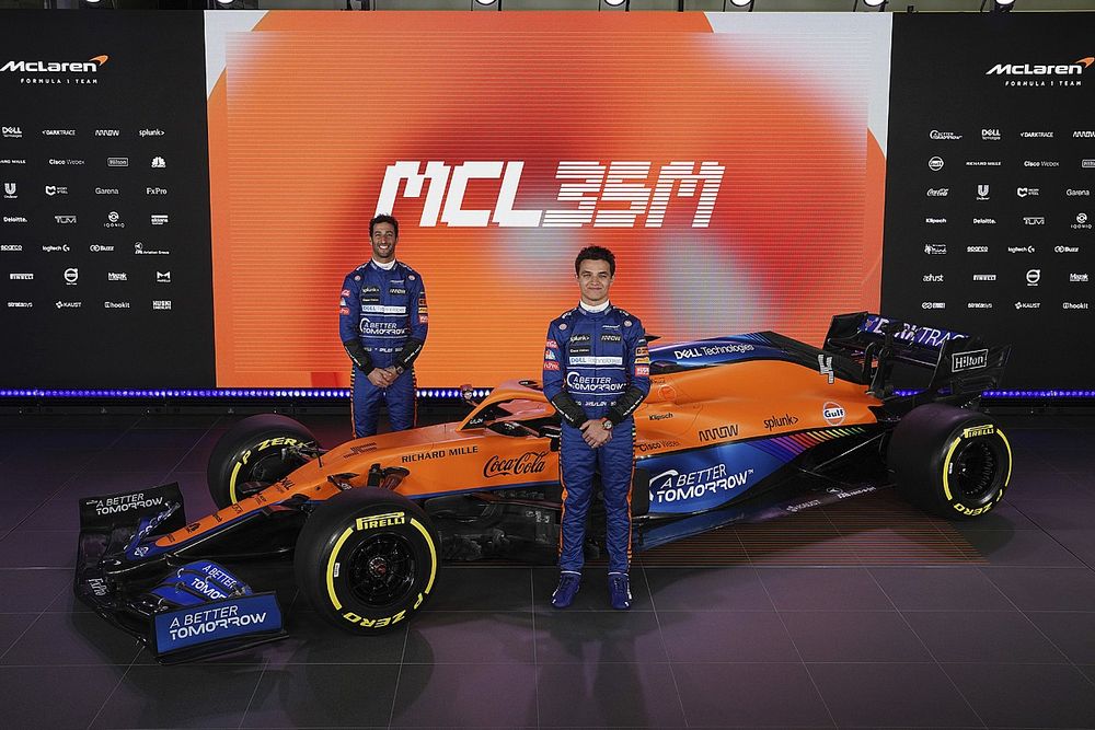 Daniel Ricciardo, Lando Norris, McLaren MCL35M