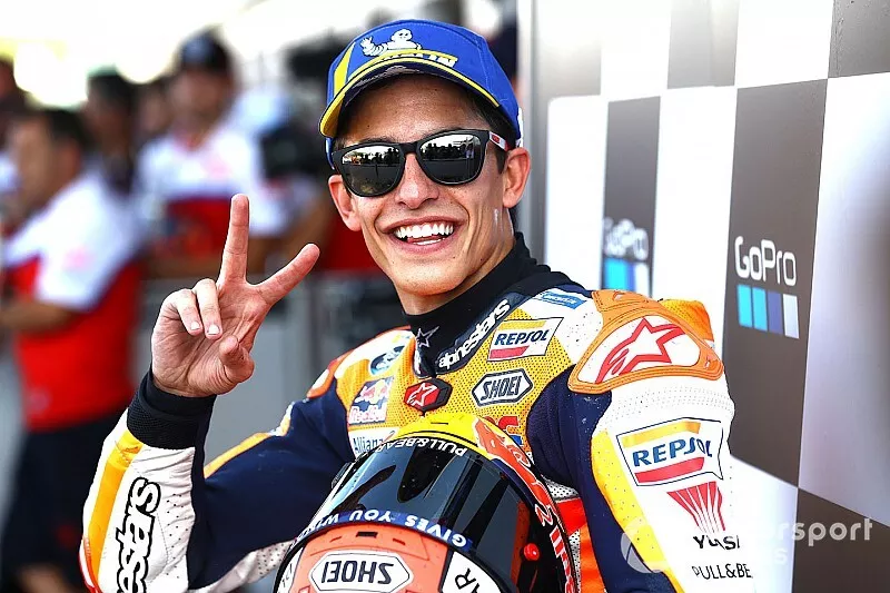 Pole sitter Marc Marquez, Repsol Honda Team