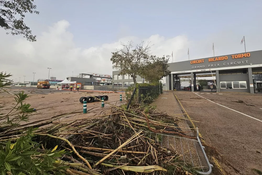 Circuit Ricardo Tormo after flooding
