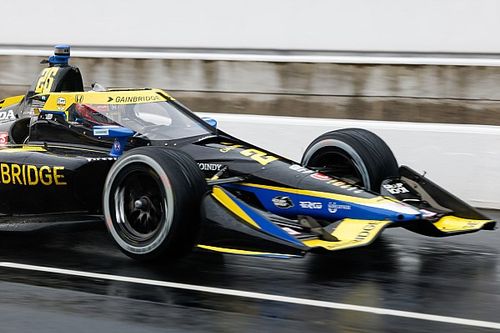 Por qu&eacute; IndyCar eval&uacute;a el rendimiento del aeroscreen en lluvia