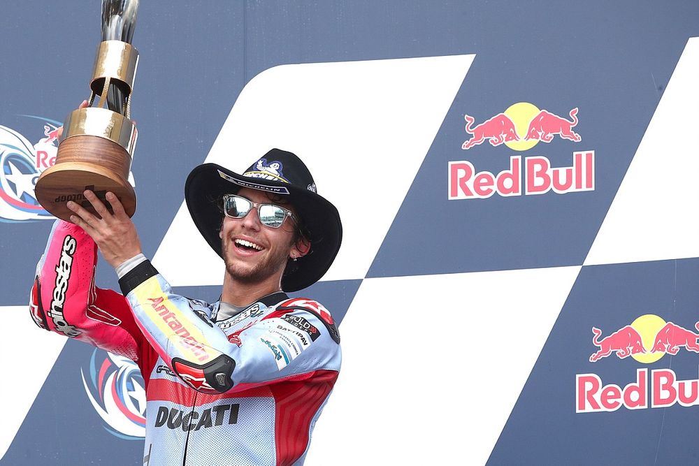 Podio: ganador Enea Bastianini, Gresini Racing 