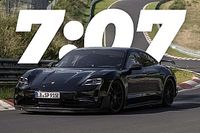 Hay un nuevo Porsche volador en N&uuml;rburgring: el Taycan supera al Model S Plaid