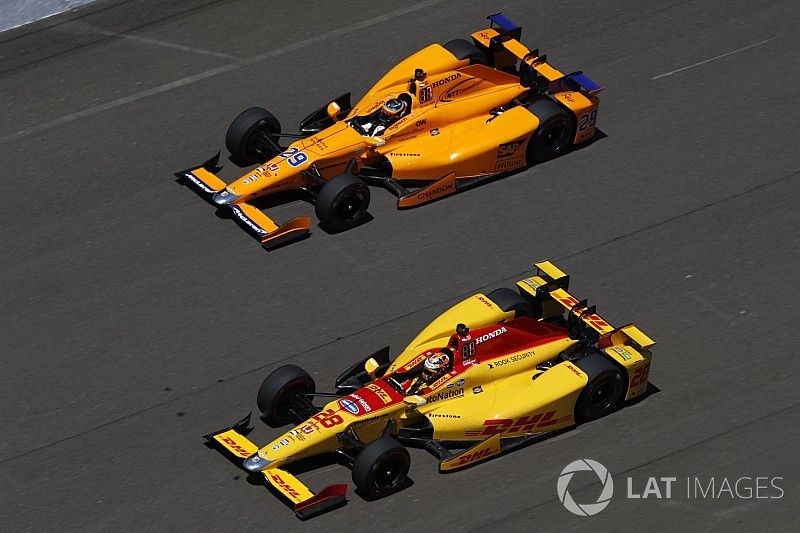 Fernando Alonso, Andretti Autosport Honda, Ryan Hunter-Reay, Andretti Autosport Honda