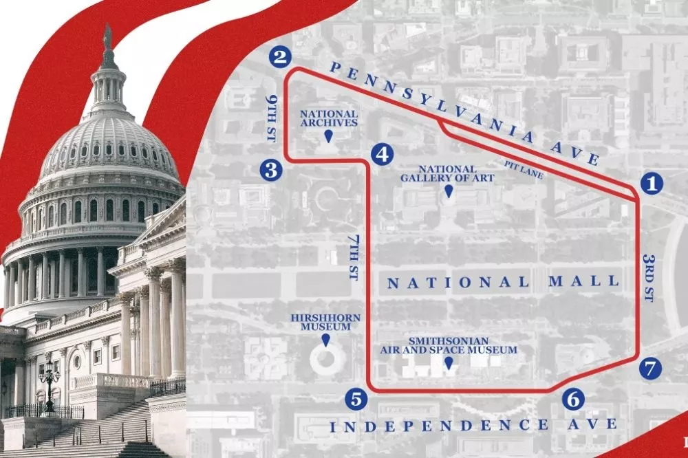 Freedom 250 GP Track Map