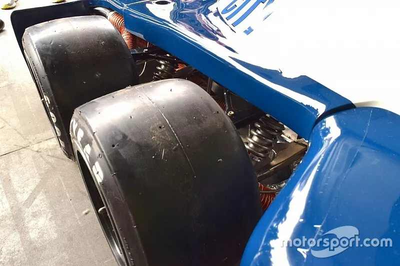 Le ruote anteriori della Tyrrell P34