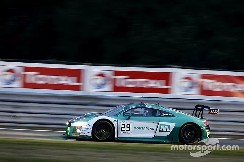 #29 Montaplast by Land-Motorsport Audi R8 LMS: Kelvin van der Linde, Sheldon van der Linde, Jeffrey Schmidt