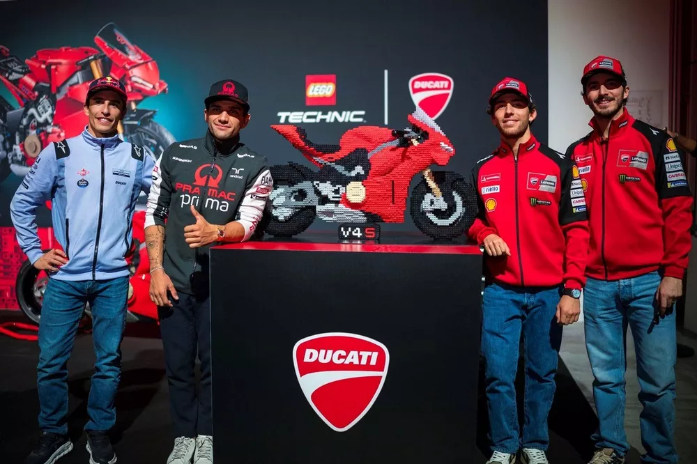 Francesco Bagnaia, Ducati Team, Enea Bastianini, Ducati Team, Marc Marquez, Gresini Racing, Jorge Martin, Pramac Racing, 