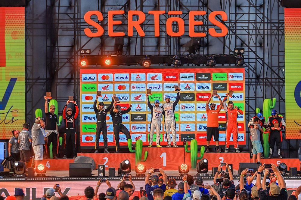 Pódio da geral de Carros