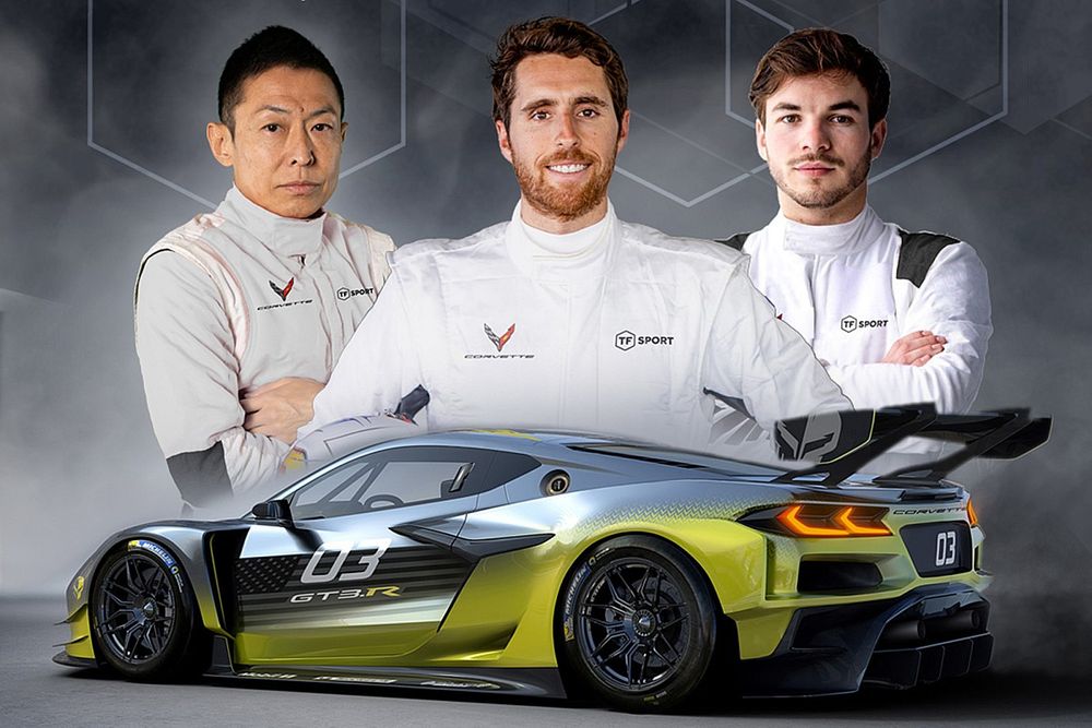 Hiroshi Koizumi, Daniel Juncadella, Sébastien Baud, TF Sport