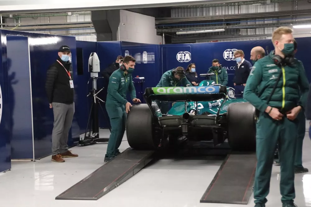 FIA Scrutineering area