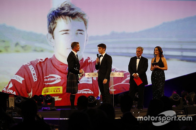 Leclerc, Debutante del Año en los Autosport Awards