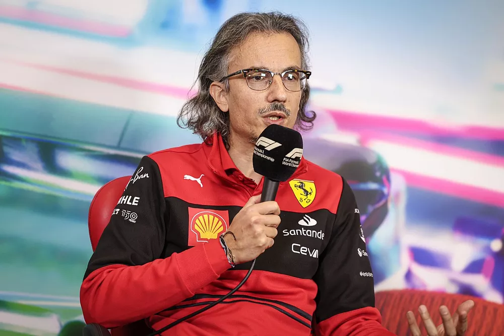 
Laurent Mekies, Direttore sportivo, Conferenza stampa Ferrari 
