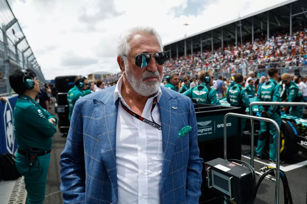 Lawrence Stroll, propri&eacute;taire d'Aston Martin F1 Team