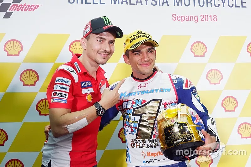 Jorge Lorenzo, Ducati Team con Jorge Martin, Del Conca Gresini Racing Moto3