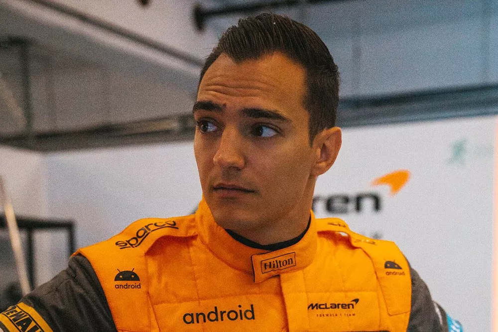 Alex Palou, McLaren probando en Hungaroring