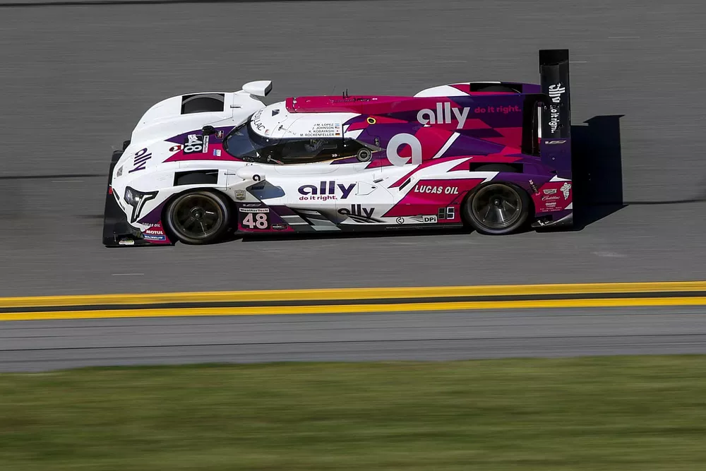 #48 Action Express Cadillac DPi: Mike Rockenfeller, Kamui Kobayashi, Jimmie Johnson, Jose Maria Lopez